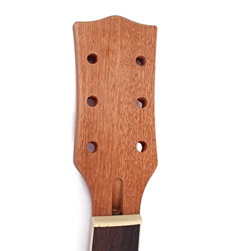Ogdni 22 Fret Guitar Neck Mahogany Rosewood Fingerboard With Binding Inlay For Lp Electric Guitar Neck Replacement #TOP2