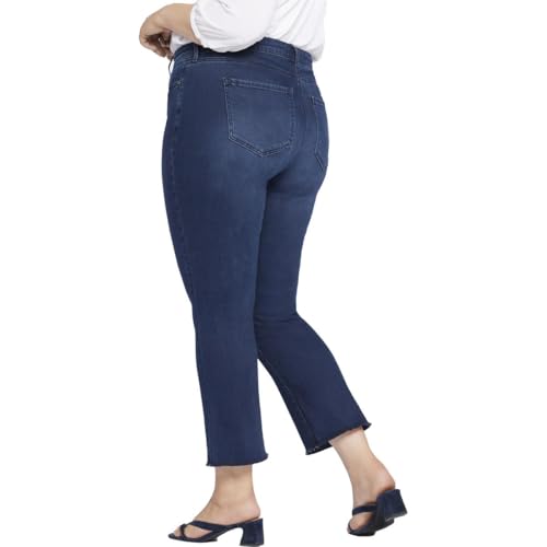 NYDJ Womens Plus Denim Cotton Bootcut Jeans 14W2