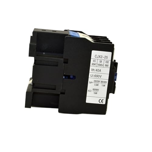 Contacteur triphasé CJX2-2501 24V avec contacts en argent durable
