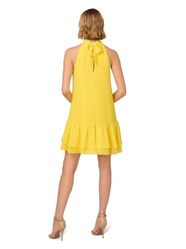 Image of Adrianna Papell Women's Chiffon Trapeze Short Dress