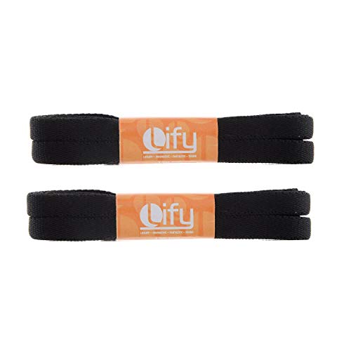 Lify 2 Pair Super Quality 19 Colors Flat Shoe laces 5/16 Wide Shoelaces for Athletic Running Sneakers Shoes Boot Strings