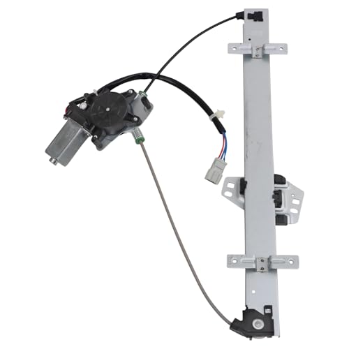 Image of TRQ Front Right Power Window Regulator & Motor Assembly Passenger Side Compatible with 2001-2005 Honda Civic HO1351108