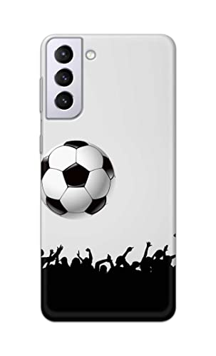 Image of Printed Hard Back Cover Case for Samsung Galaxy S21 5G Back Cover (Football Icon) -702