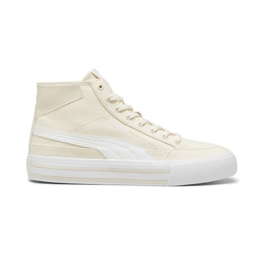 PUMA Mens Court Classic Vulc Mid Fs Sneakers Shoes Casual - White