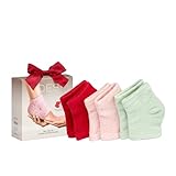 VOESH Heel Hug Gift Set - Hydrates & Repairs Dry, Cracked Heels Gel-Lined Socks - K-Beauty Korean Skincare - 3 Pairs