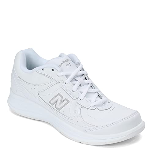 New Balance New Balance Women's 577 V1 Lace-up Shoe, White, 8.5 Wide