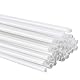 OLYCRAFT 30 Stück ABS Kunststoff Rundrohre 25cm Länge Weißes Modellrohr Kunststoff Dübelstangen 1-1.6mm Innendurchmesser 2mm Außendurchmesser Runde Hohlrohrstangen