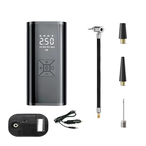 Pompe à air filaire 6000 mAh compresseur auto 150 psi et gonfleur automatique de pneus