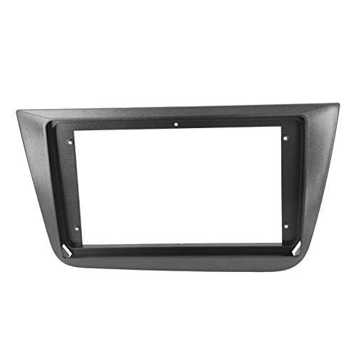 Hidyliu Embellecedor de Panel de Salpicadero de Radio con CD de Coche de 9 Pulgadas para Seat Altea 2004-2015, Placa de Tablero Estéreo Resistente a los Arañazos para un Ajuste, 1 Pieza