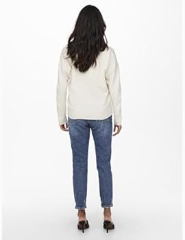 ONLY Dames Onlrica Life L/S V-hals trui KNT Noos, Heather Rose, S