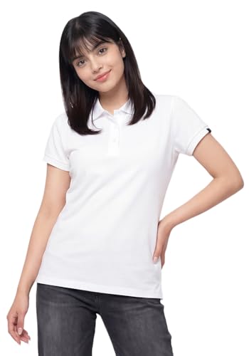 Image of Wear Your Opinion Womens Polo Collar Neck T-Shirt Top (Design: Solid)
