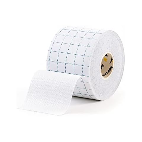 SPORTTAPE Fixation Tape - 5cm x 10m - Non-Woven Dressing Retention Tape, Strong Adhesive Fabric | Medical Adhesive Tape for Dressings | Wound Protection Fixing Tape | Henna Tape - Single Roll Cover