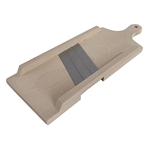 WooDeeDoo Cortadora de madera para rallador de madera, 44 x 16 cm, madera de haya natural Cover