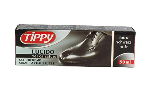 TIPPY Tubo nero lucido 50 ml - Linea scarpa