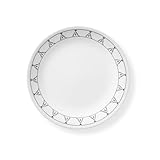 CORELLE Speiseteller Cusco 21,6 cm | Premium Essgeschirr aus einzigartigem dreifach gepresstem Vitrelle™ Glas | Backofenfest bis 175°C | Mikrowellengeeignet | Gefrier- & spülmaschinenfest