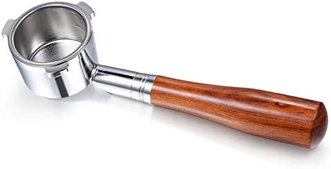 Premium 51mm Bottomless Portafilter, Compatible with Delonghi EC9335M. Espresso Machine Replacement Parts,with Filter Basket