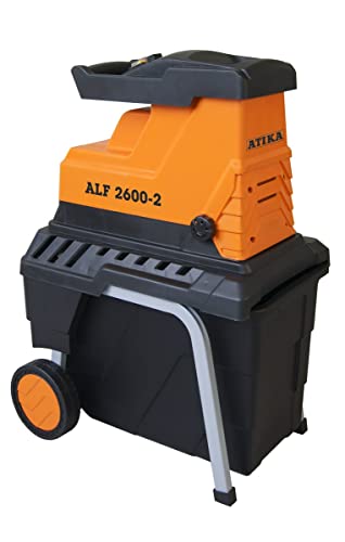 ATIKA ALF 2600-2 Leise-Walzenhäcksler Gartenhäcksler Schredder | 230V | 2600W