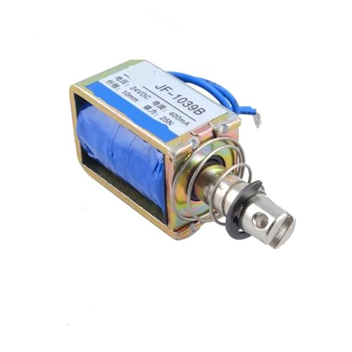 Électroaimant à impulsion JF-1039 type poussoir tirer 24V pour automates et valves - 2