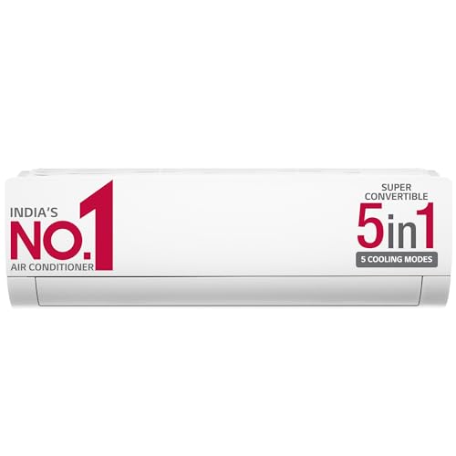 Image of LG 1.5 Ton 3 Star DUAL Inverter Split AC (Copper, Super Convertible 5-in-1 Cooling, HD Filter with Anti-Virus Protection, RS-Q18TNXE, White)