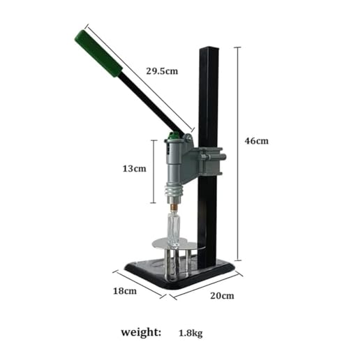Machine à sertir manuelle de parfum pour flacons de 13 à 15 mm