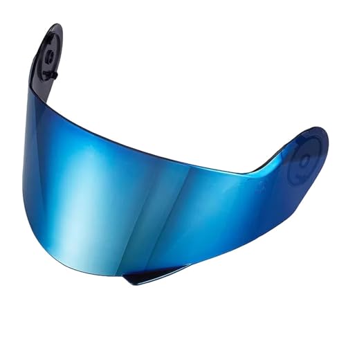 QAUUCP Helm Visier Motorrad-Integralhelm-Visier, Rennhelm-Visiere, Einheitsgröße, Gesichtsschutz-Visier Helmvisier Motorrad(Rainbow)