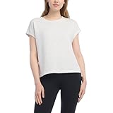 Danskin Women's Crew Neck Cap Sleeve Cloud T-Shirt