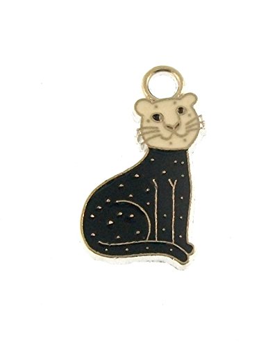 Preisvergleich Produktbild Glück Schwarz sitzender katzen anhänger