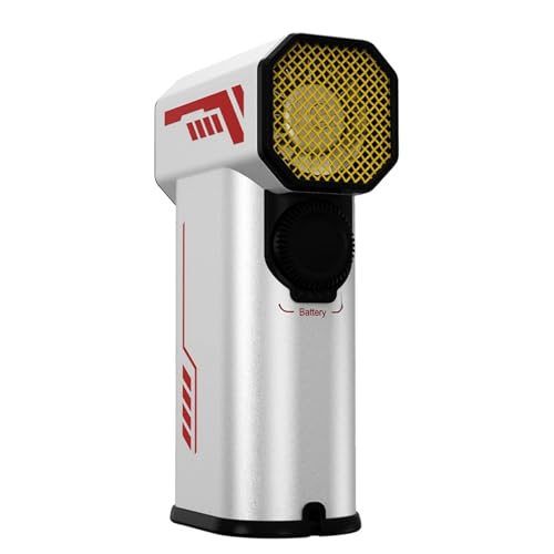 Vituord Ventilador De Bolsillo para Fotografía, Soplador De Pelo para Estudio, Ajuste Continuo De La Velocidad del Viento, con Boquilla Plana/Redonda, Estuche De Almacenamiento