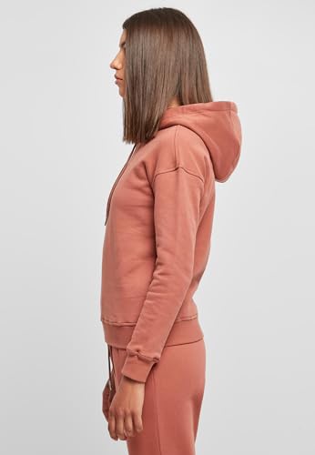 Urban Classics Damen Kapuzenpullover Ladies Organic Hoody Terracotta M