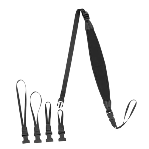 Generic Tuba Sling PU Leather 4 Adapters Adjustable Sousaphone Shoulder Strap Most Brass