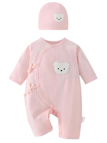 Babyfond 1 Pack Baby Bodysuit, Neugeborenes Baby warme Baumwolle Bodysuit...