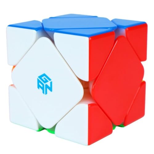 Image of GAN Skewb Enhanced Magnetic Speed Cube | Enhanced Core Positioning (32 Magnets) & GES Pro Dual Adjustment | Lightest 82g Design & 90 Corner Cutting
