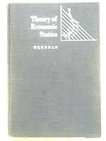 Theory of Economic Statics B0000CMTO6 Book Cover