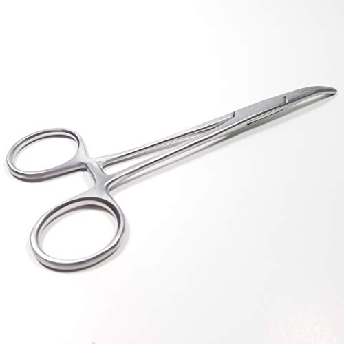 MedBlades Kelly Forceps/Clamps STR and CVD Medical Veterinary, Nurse, Dissection, Hemostats, Locking Forceps, Dog Pulling Hair, Fishing, Satin Finish, 5.5\"