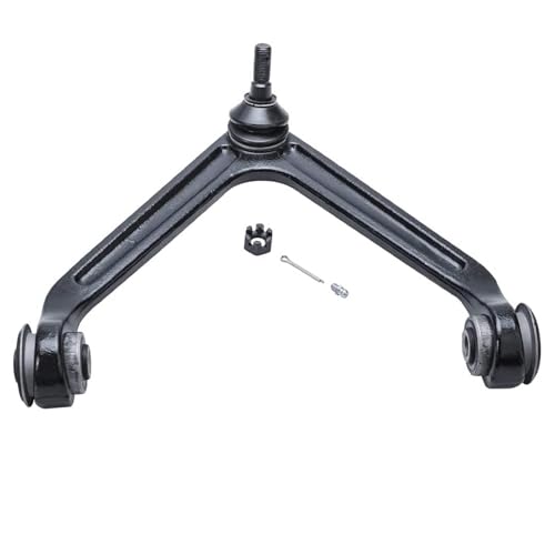 Image of Detroit Axle - 8pc Front End Suspension Kit for 07-09 Chrysler Aspen, 04-09 Dodge Durango, 2 Upper Control Arms 4 Tie Rod Ends 2 Sway Bars 2004 2005 2006 2007 2008 2009 Replacement