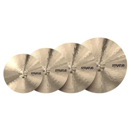 SABIAN Stratus Promotional Cymbal Set - 14”/16”/18”/20” (S5005G)