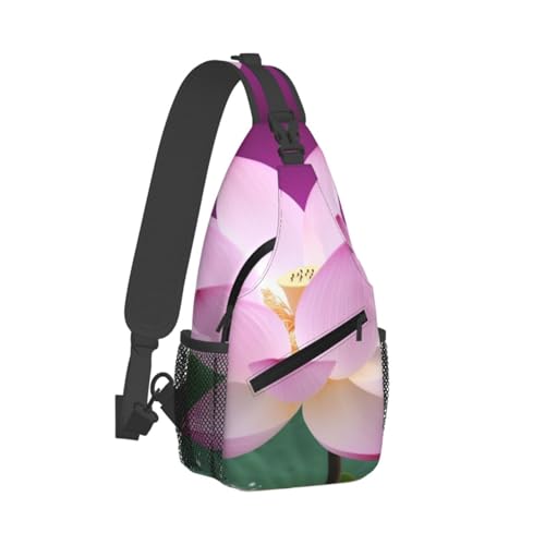 Bolso cruzado unisex negro para viaje y senderismo miniatura 7