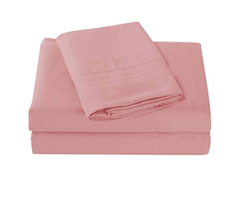 Sheets & Beyond Superweiches 1800 Series Cotton Touch Mikrofaser 4-teiliges Bettlaken-Set - von (Rose, Queen-Size) Cover