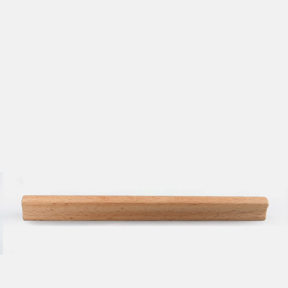 Poignée de porte d'armoire de cuisine en bois de hêtre Youther 500mm pour tiroir