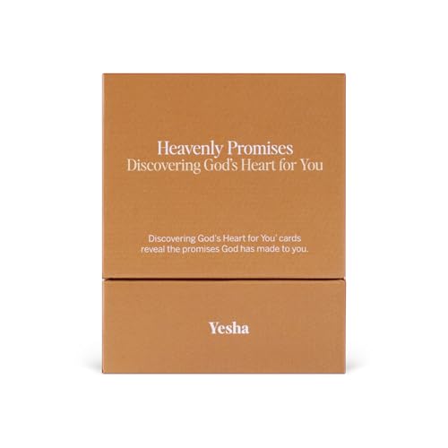 Image of Yesha 52 Heavenly Promises Pocket Bible Verse Cards | Discovering God's Heart for You | Compact Christian Affirmation Cards for Daily Devotional Prayer | Premium Pocket-Size Faith Gift for Men & Women