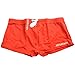 Men's Swim for Boxer Briefs – Quick-Dry Stretch Nylon and Spandex Swimming Shorts with Breathable Fabric, Front Cross Design, for Beach, Pool & Water Sports(Red)(XL)