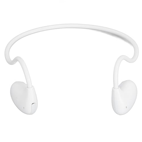 Annadue Open Ear Headphones, Clear Sound Quality Bluetooth V5.3 EDR Open Ear Headphones,Waterproof On Ear Sports Headset for Running Cycling Hiking Driving (White)
