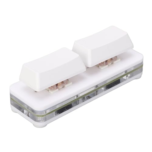 Clavier PC programmable RGB avec mini clavier mécanique à chaud filaire USB blanc pour macros