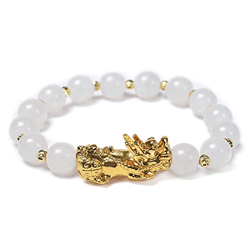 Pulsera de cuentas OwKay de 18 cm con corona ajustable para el día a día