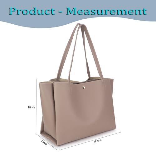 Image of Pure Vegan Leather Tote Bag for Women, Fully Embossed, Handbag, Shoulder Bag, Black