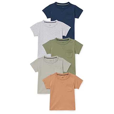 C&A Baby Jungen T-Shirt Unifarben Multipack|5er Pack grau 92 Cover