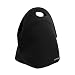 Hippih Insulated Waterproof Lunch Tote, Classic Durable Picnic Bag - Easy to Carry to School, Office, Picnic, Black