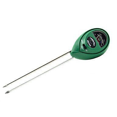 Okayji 3 in 1 Soil Moisture Light and pH/Acidity Meter Hydroponic Plant Tester, Green