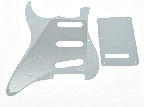 Dopro 11 Hole Strat SSS Pickguard ST Back Plate Trem Cover for USA/Mexican FD Strat Tiger Stripe - Image 2