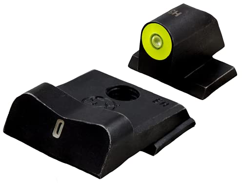 XS SIGHTS New DXT2 Big Dot Night Sight for S&W Pistols, Front and Rear Glow in The Dark Tritium for Tactical Applications